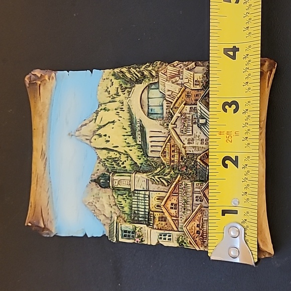 Vintage Oberammergau Germany Ceramic Wall Plaque - Picture 6 of 6